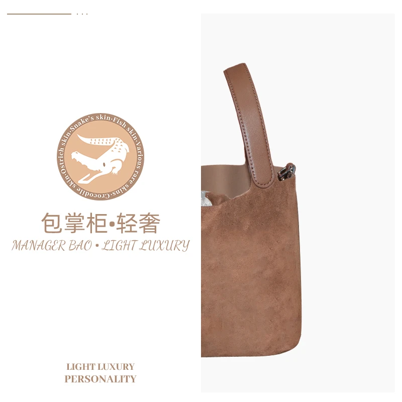 【BRL定制】2023新款手工珍珠鱼皮包包女士轻奢真皮单肩肩包斜跨