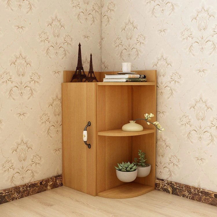 卧室小转角柜客厅角落沙发实木边角柜拐角多功能三角墙角美式角柜