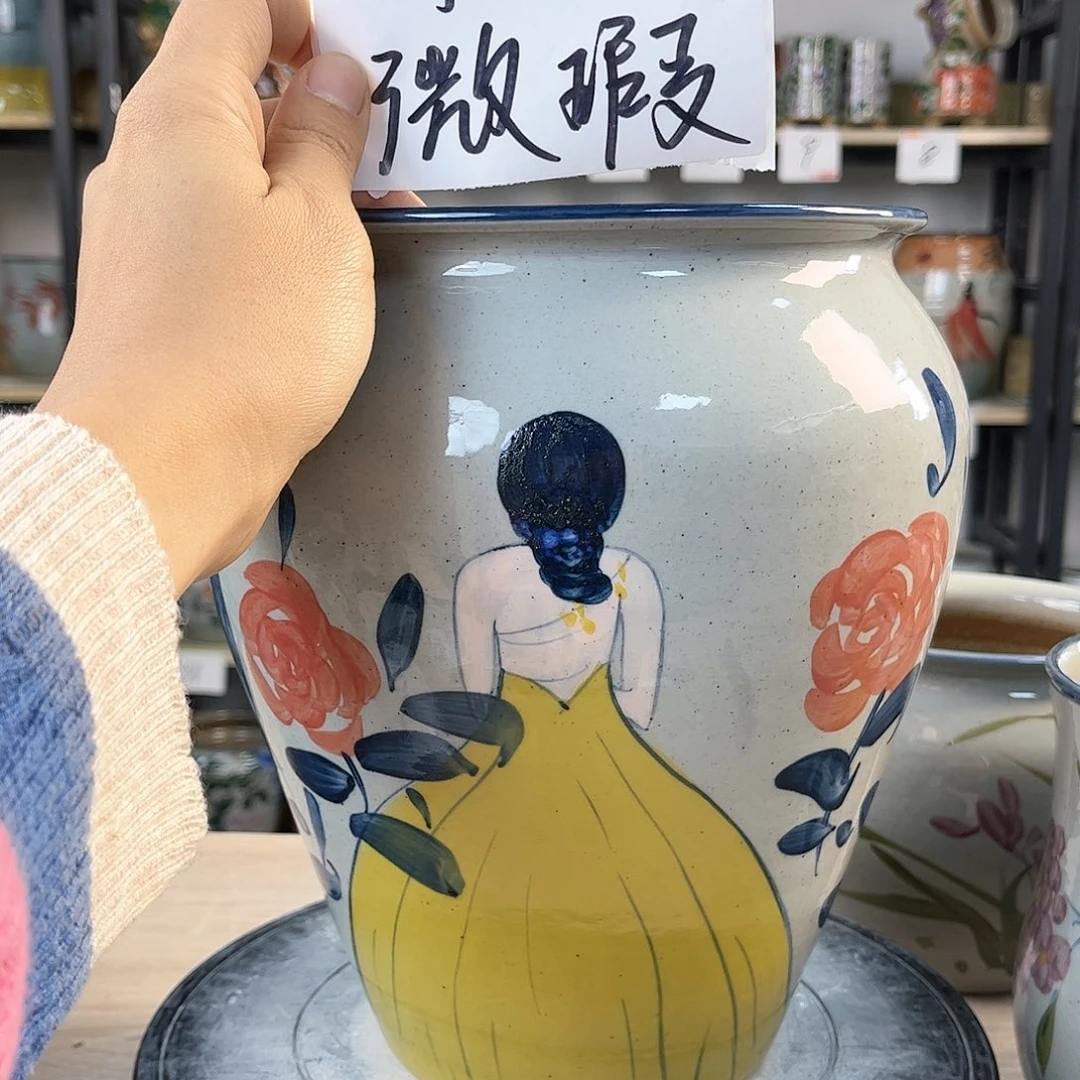 罐1xc景德镇陶瓷花盆