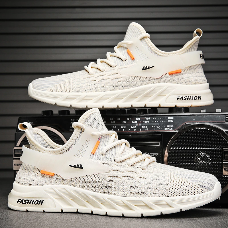 爆米花男鞋秋季2023新款男款青少年运动休闲莆田椰子网鞋百搭潮鞋