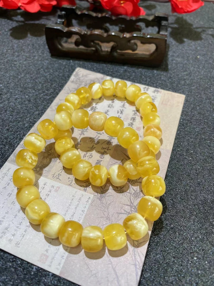 蜜蜡手串F874多样性发一（12g）