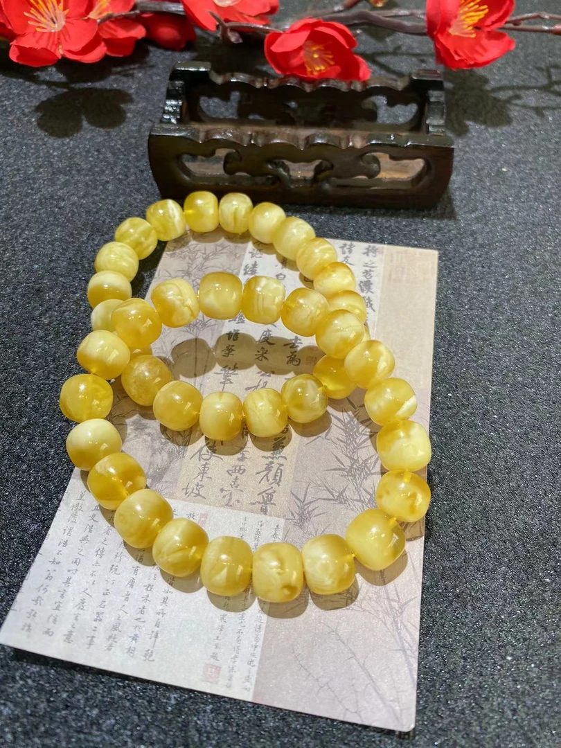 蜜蜡手串F875多样性发一（16g）