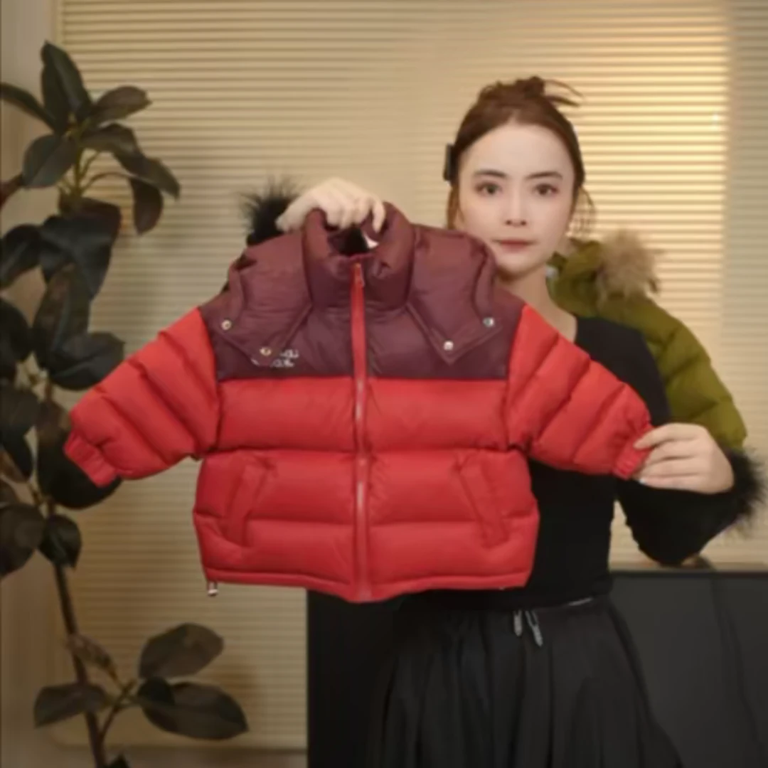 现货1【冬款】2024新款儿童加厚保暖冬季连帽90白鸭绒羽绒服516