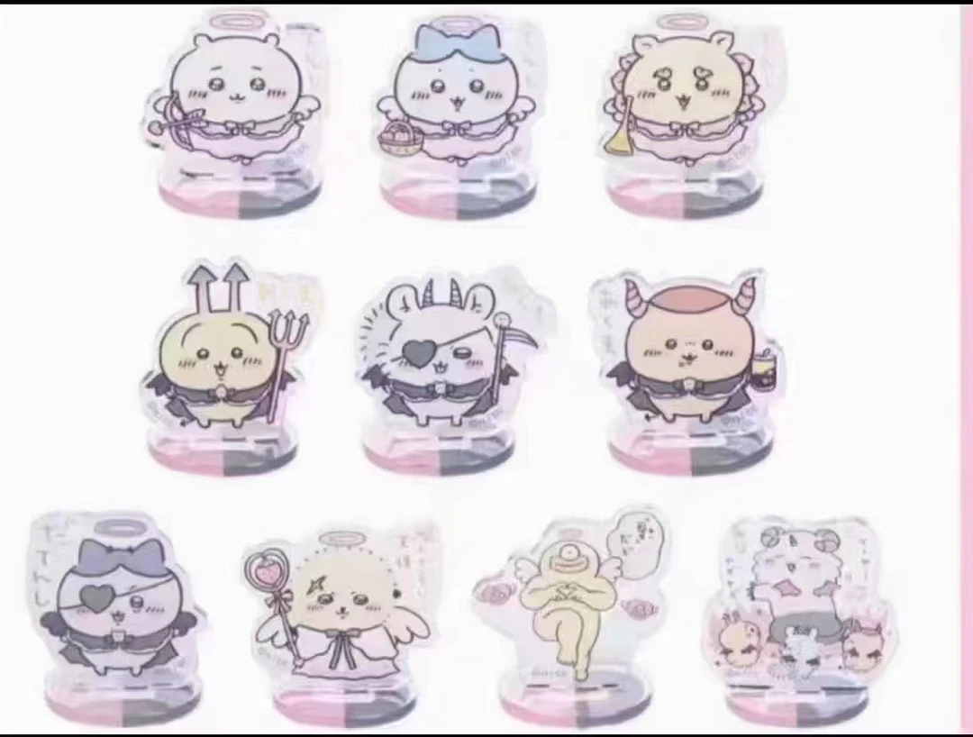 盲盒【现货包邮】chiikawa天使恶魔扭蛋小立牌 默认丢扭蛋壳【拆袋】