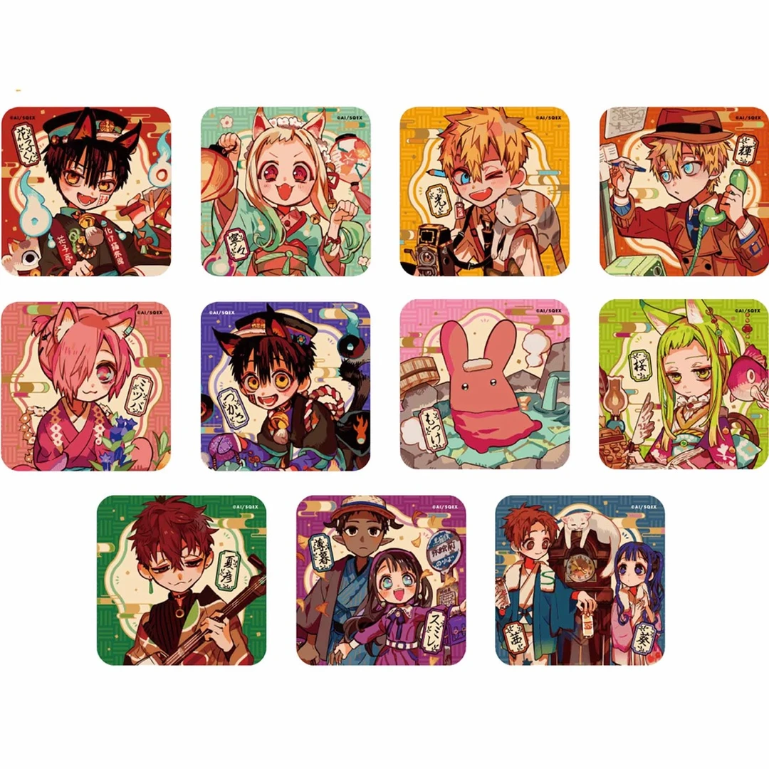 盲盒【现货包邮】地缚少年与花子君-猫旅馆化猫吧唧【拆包】