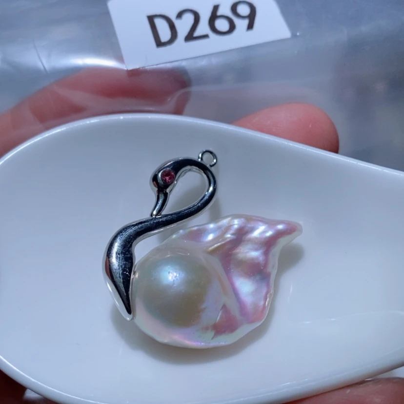 【闪购商品】淡水珍珠其他银S925镶嵌苗***4