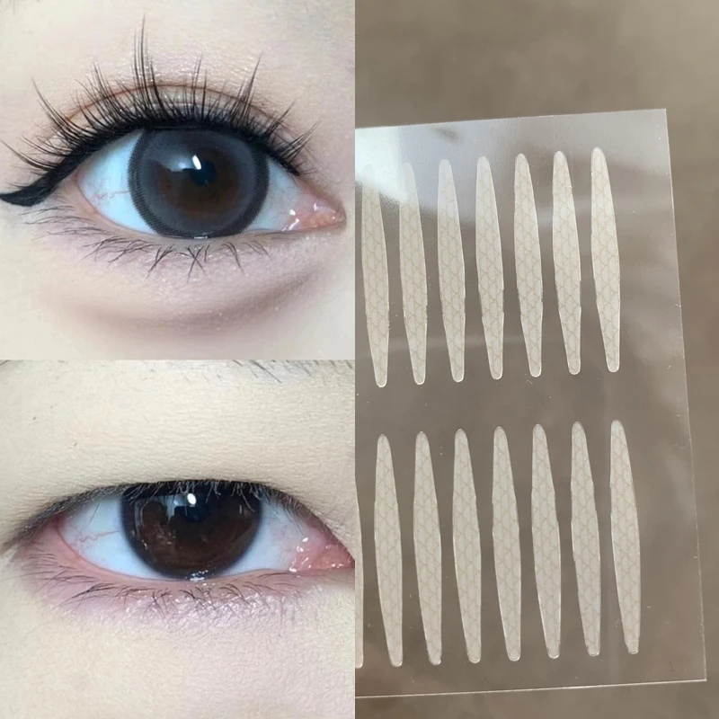 悠亦诗色号橄榄双眼皮贴隐形自然无痕女蕾丝肿眼泡内双双眼皮贴