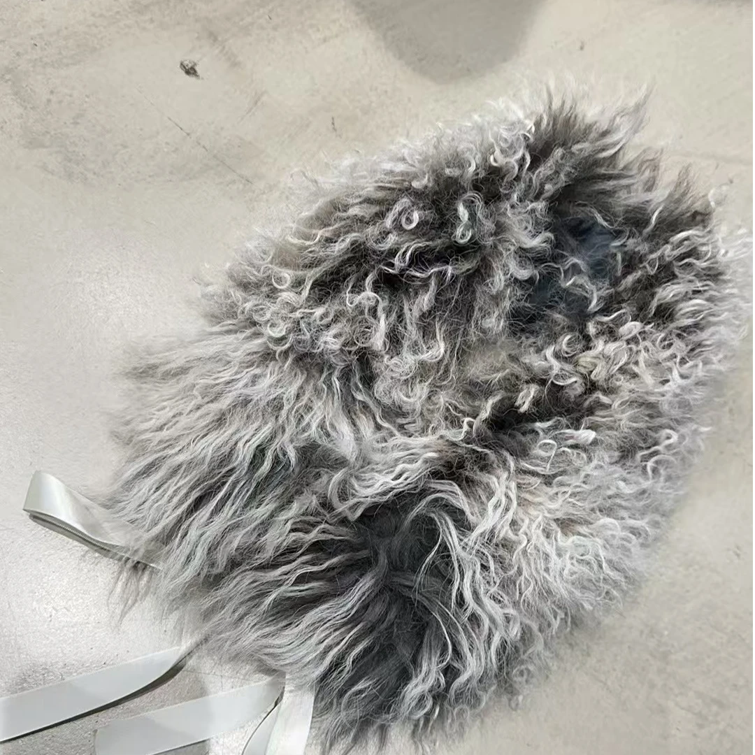 19595#（定制福利款NO退NO换）2024冬季真羊毛漂色围巾