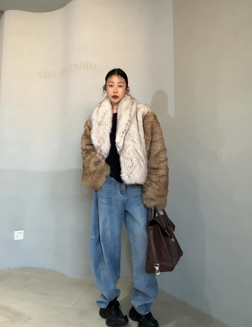 VIVISPLENDID19579#（定制款NO退NO换）时髦精必备环保皮草