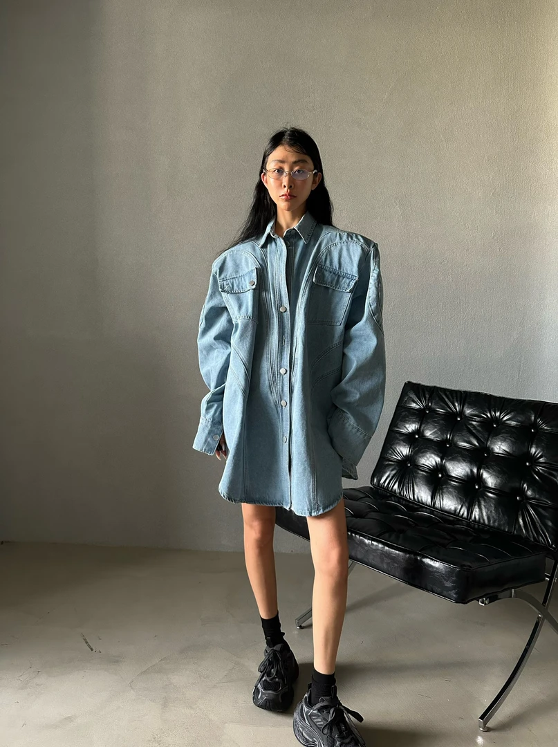 18888#（定制福利款NO退NO换）超重工经典大牌感牛仔外套