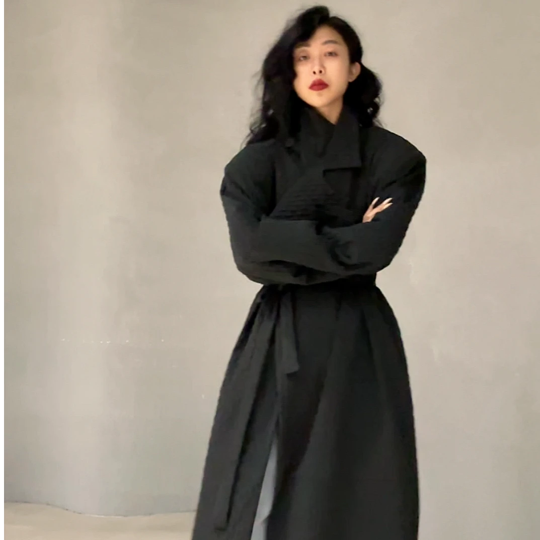 VIVISPLENDID18979#（定制福利款NO退NO换）重工翻领风衣外套