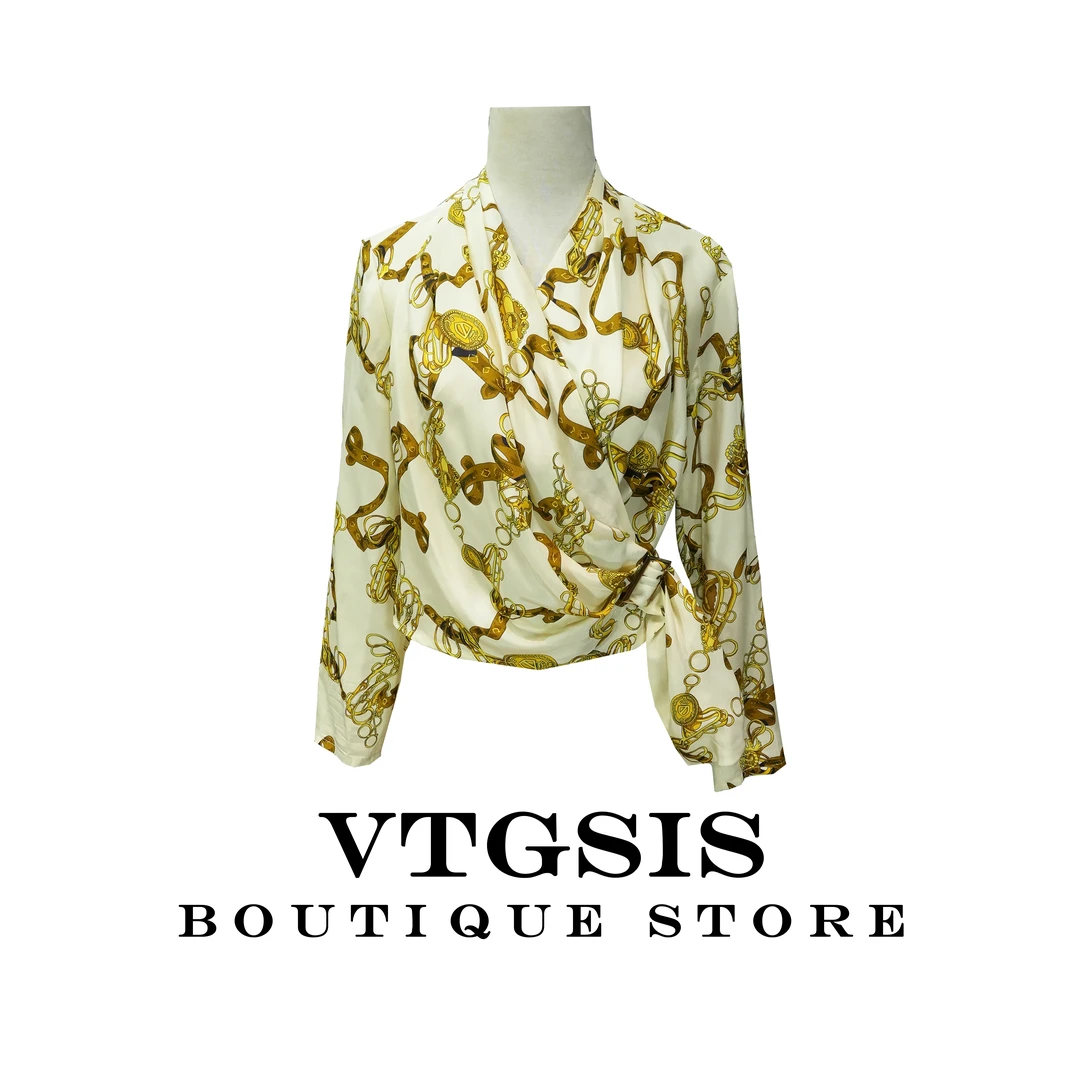 VINTAGE SISTER 7082【VTGSIS 推荐】巴洛克风格衬衫女士/直播同价