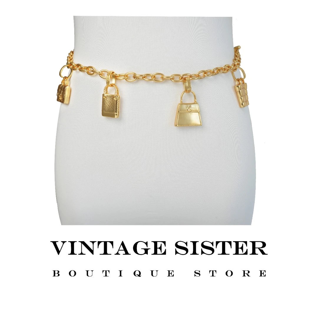 VINTAGE SISTER 4052【VTGSIS 推荐】金色箱包腰链轻奢时尚女士