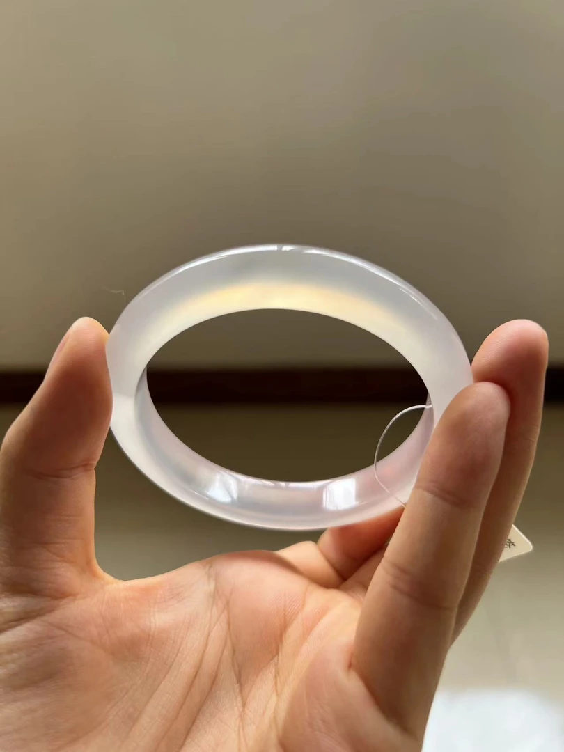 非金属珐琅手镯 香槟金 正圈冰透手镯 轻奢少女款精美手镯