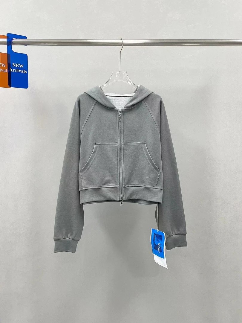 Z.X   设计款短款连帽开衫外套   3039（C5）