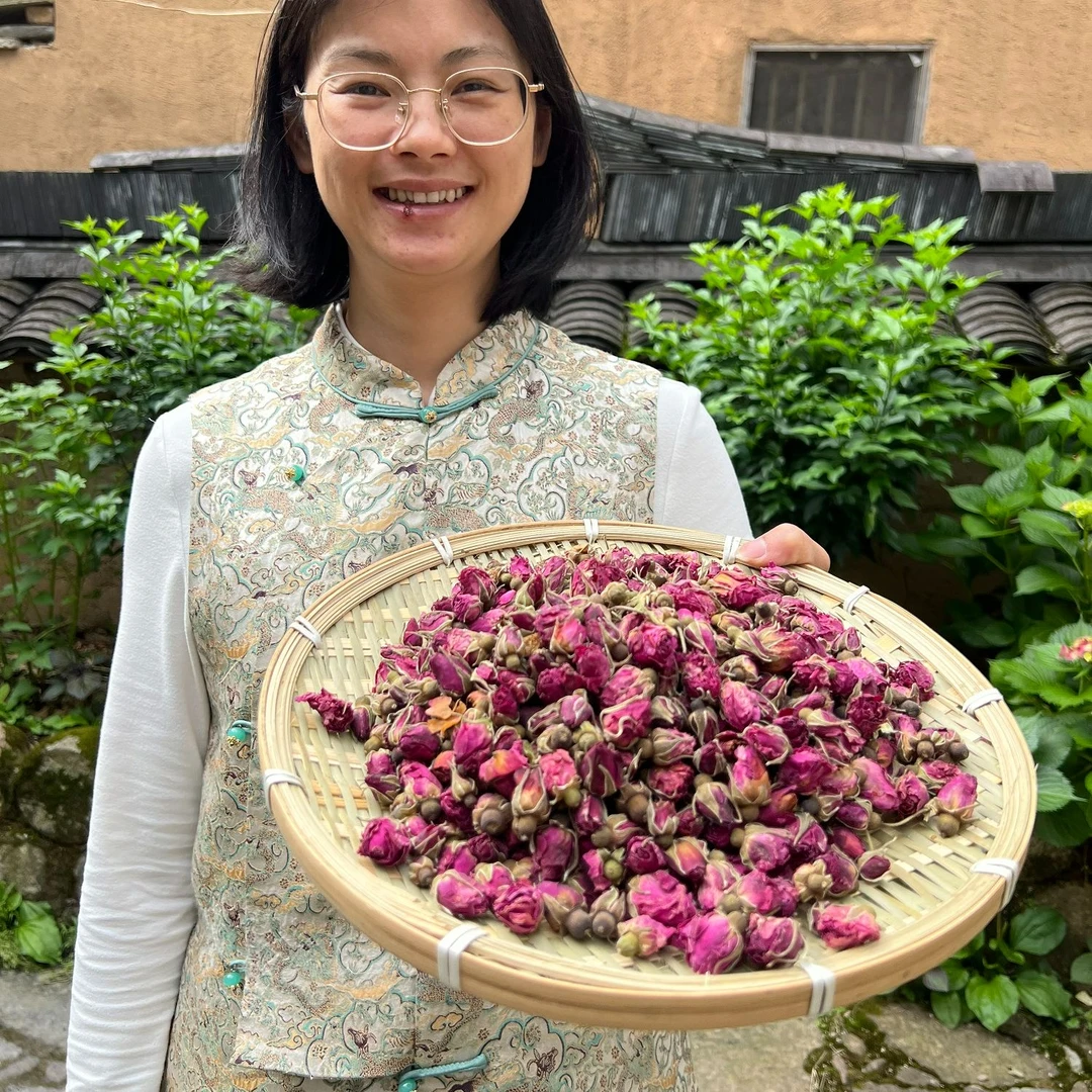 头采玫瑰花无熏硫花苞