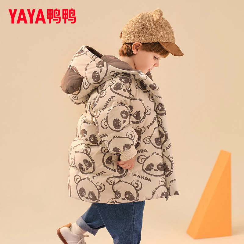 鸭鸭儿童羽绒服新款男女童宝宝可爱加厚保暖冬季外套