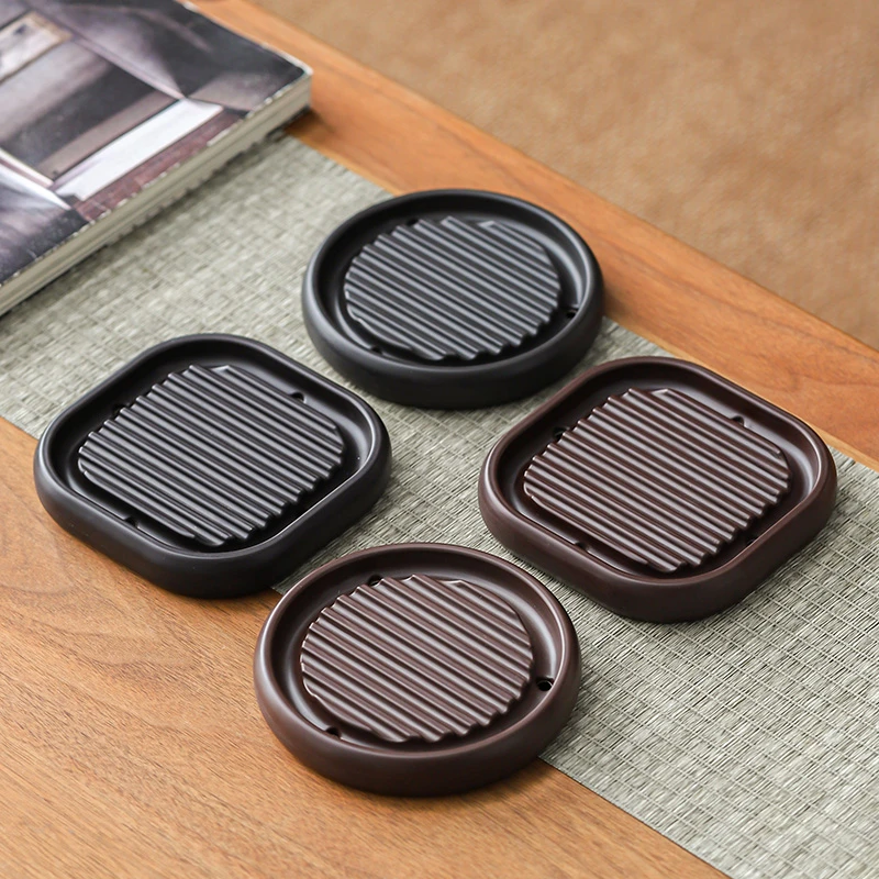 闽政新款电木壶承干泡台茶具配件紫砂壶承托茶杯托茶壶垫茶道零配