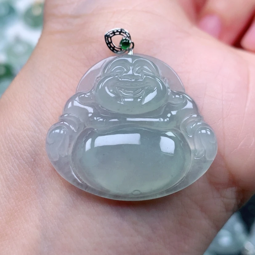 【闪购商品】翡翠吊坠(不含链)18K金镶嵌