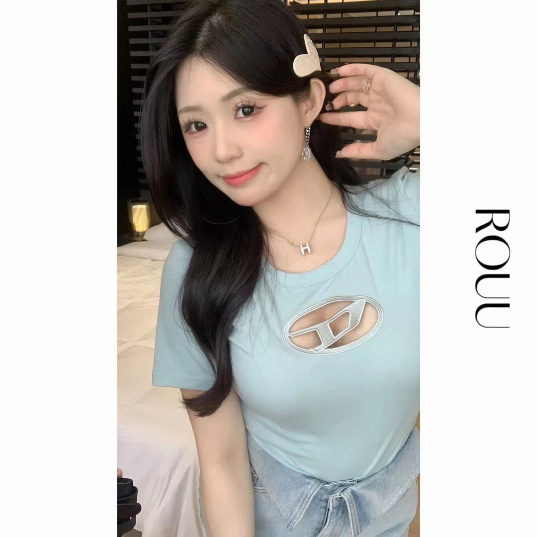 【现货】温与柔【镂空艺术】显瘦修身套装纯欲夏季高腰时尚