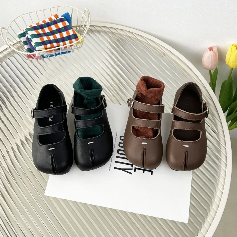 轻奢头层牛皮儿童小皮鞋公主鞋韩版单鞋宝宝鞋