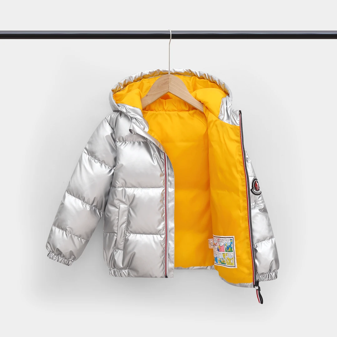 巴拉男童羽绒服加厚保暖中童羽绒服儿童羽绒服零下30度抗寒羽绒服