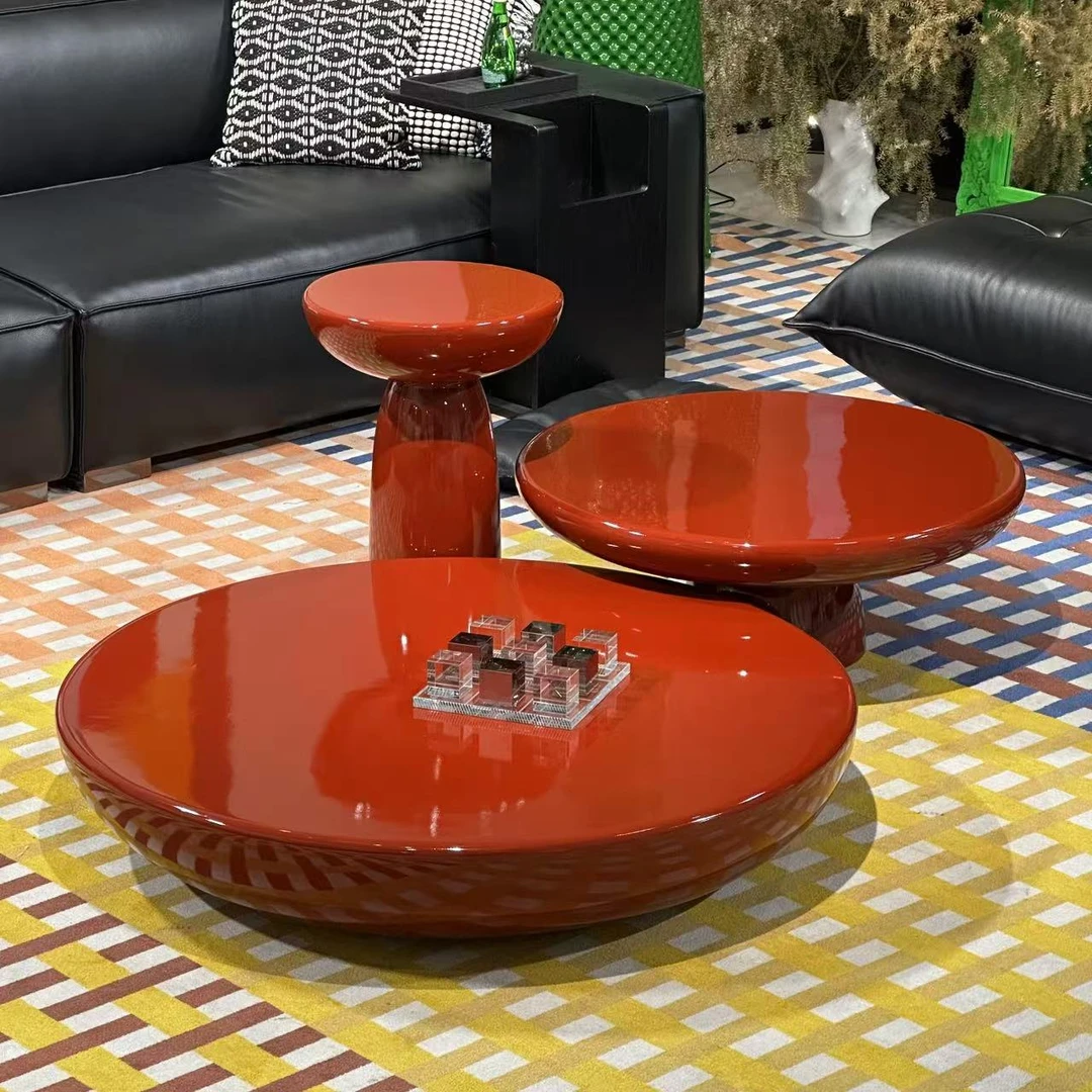 【组合圆茶几三件套·一二力荐】