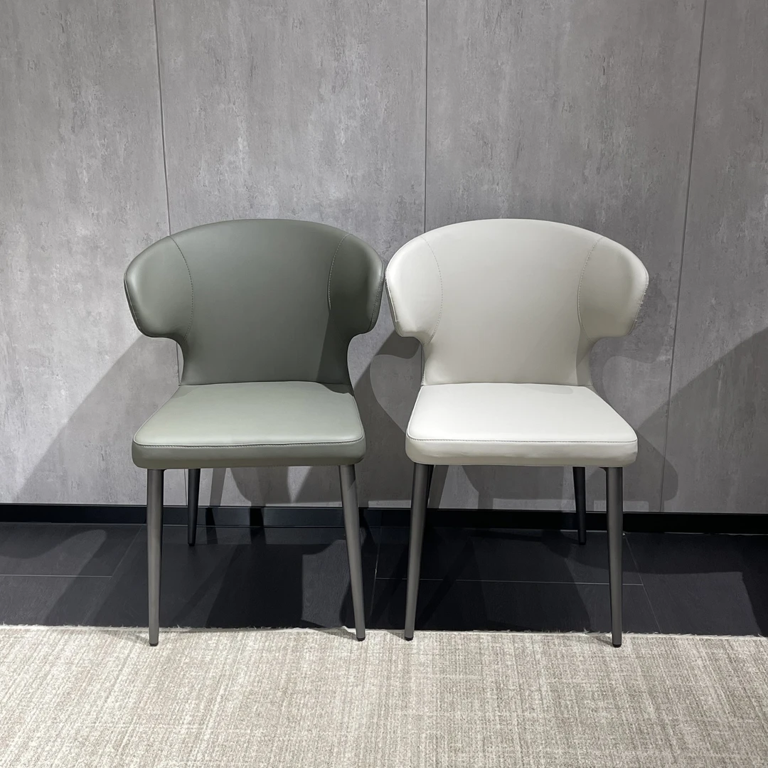 【餐椅·一二力荐】椅子轻奢餐椅简约极简意式休闲椅沙发意式