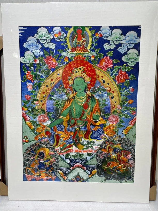 手工苏绣人物满绣60-90画心
