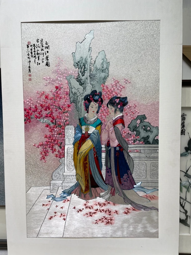 手工苏绣人物50-80绣片