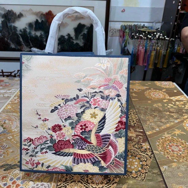 手工西针织大包包