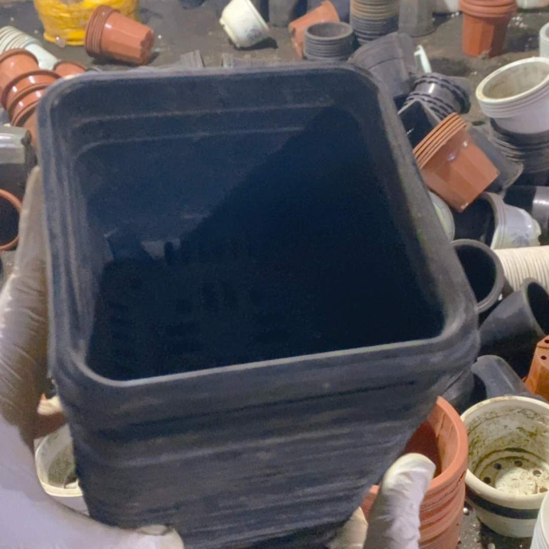 二手黑盆12公分30个