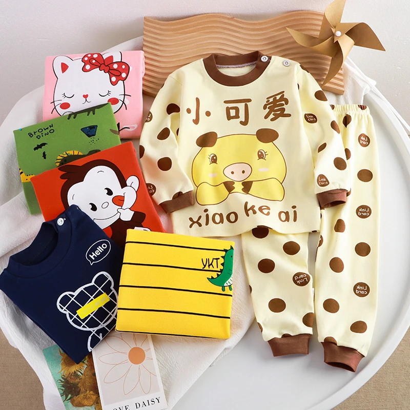 儿童内衣套装纯棉宝宝秋衣秋裤男女童睡衣婴儿衣服家居服88