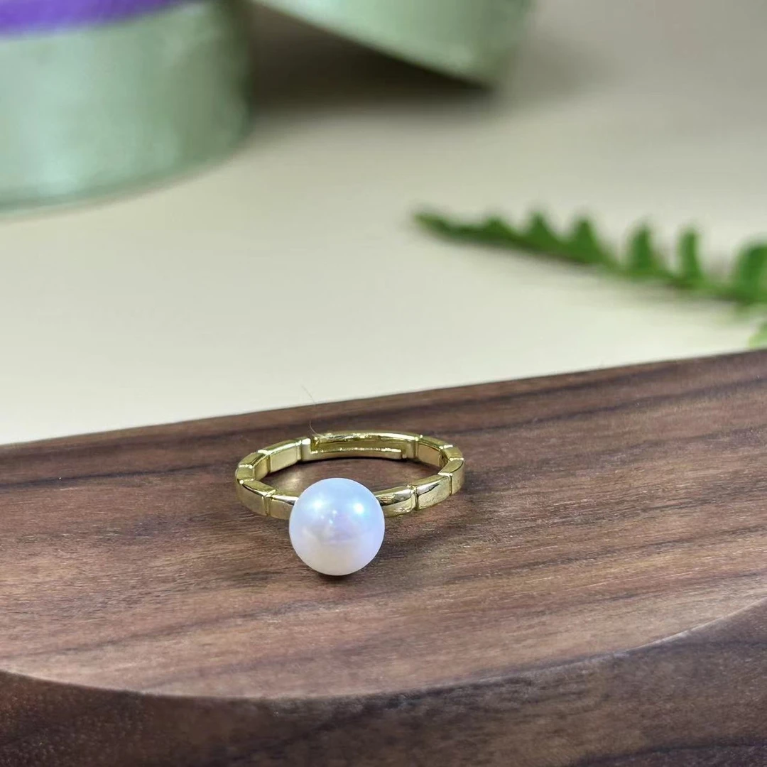 Gloire/古名【睿泽鉴宝】淡水无核珍珠戒指 GS0365