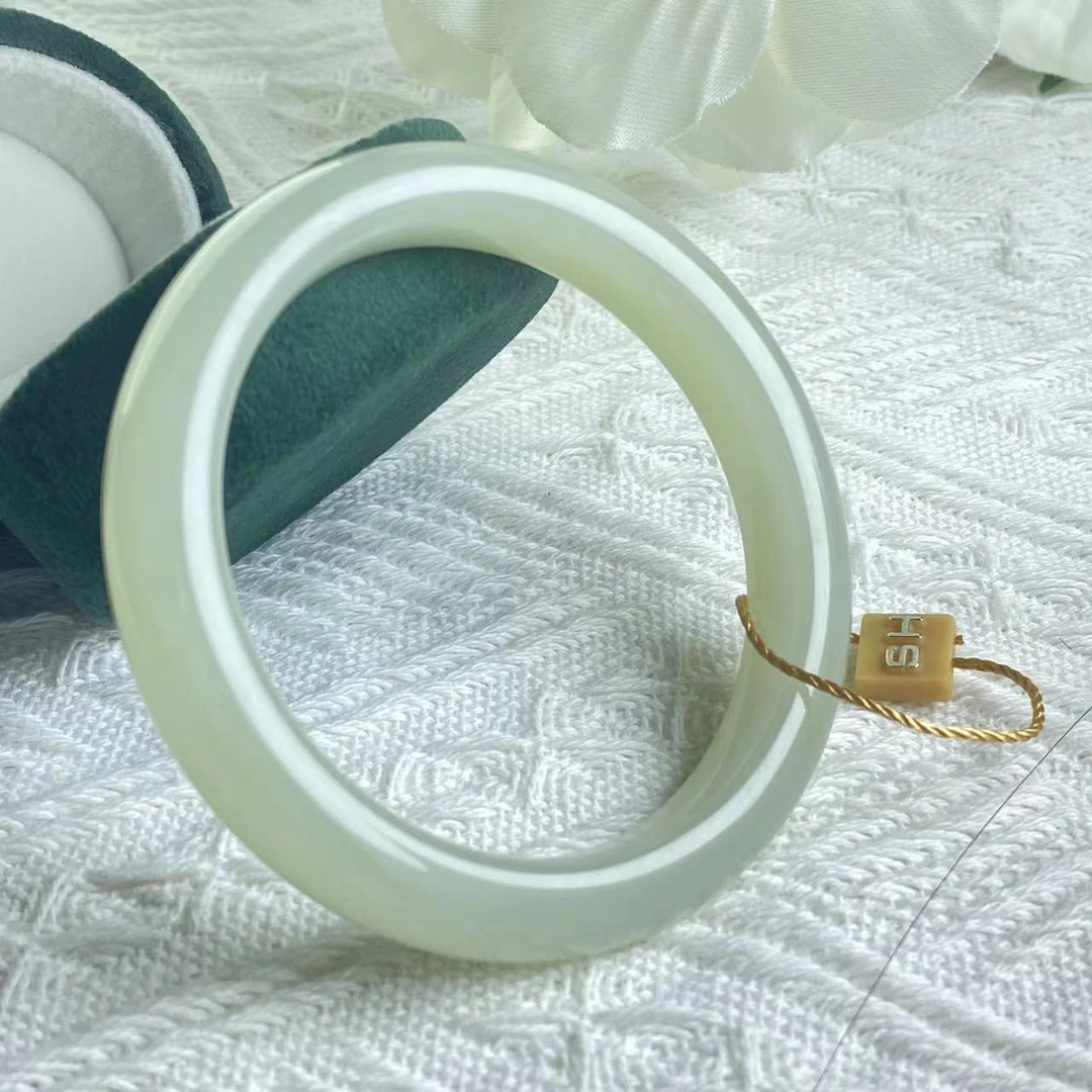 Gloire/古名【睿泽鉴宝】和田浅晴水手镯 52-60 XS3071