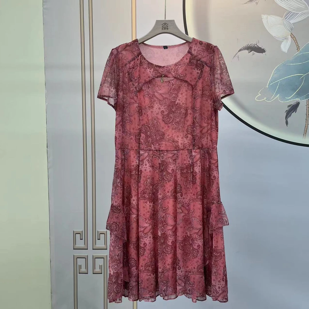 【桃姐宠粉】G805时尚休闲连衣裙气质洋气中长款裙子女