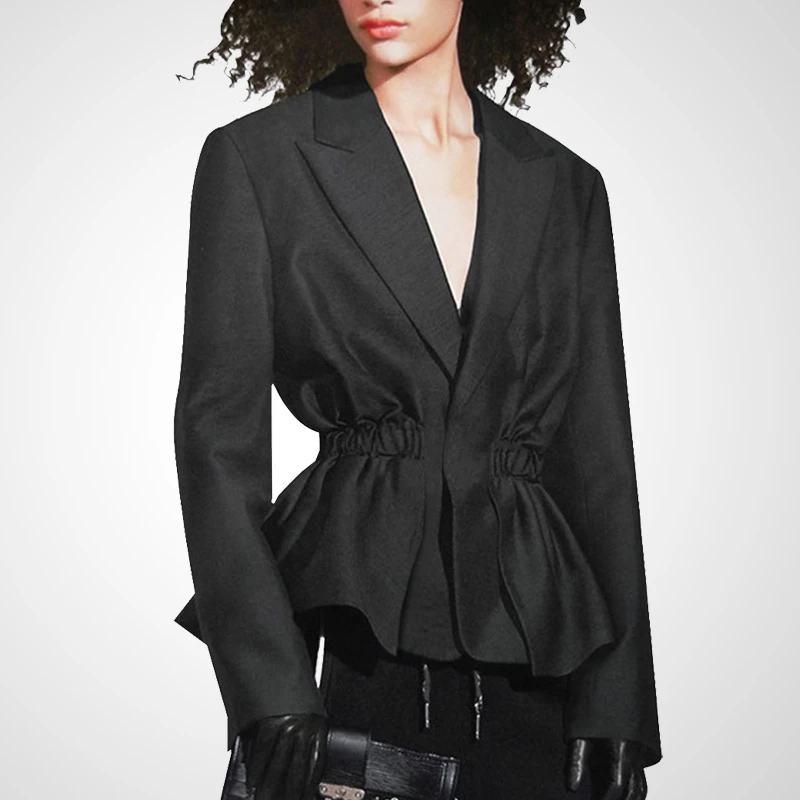 2025秋装小西装收腰修身显瘦休闲西服外套西装外套女