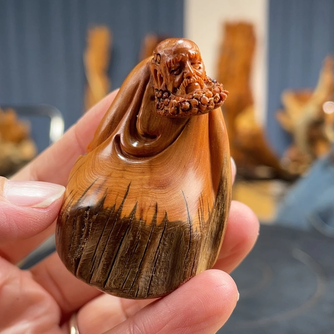 柏木（崖柏）崖柏手把件