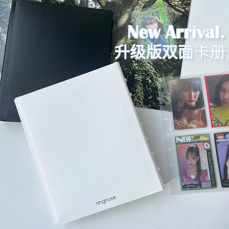 RINGNOTE追星收纳册3寸拍立得爱豆明星专辑卡册蘑菇孔PP活页相册