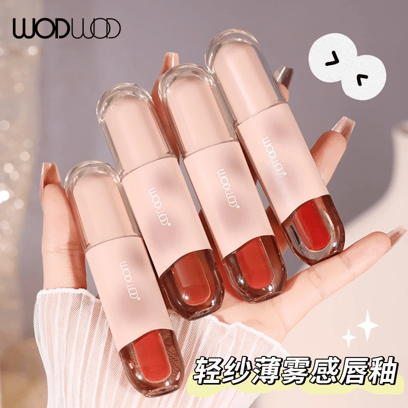 WODWOD轻纱薄雾感唇釉 显白学生哑光不易掉