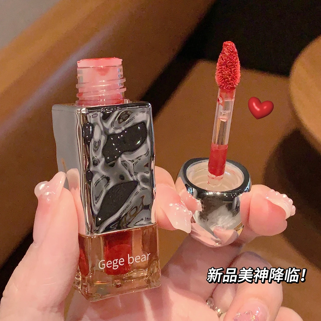 Gege bear戈戈小熊轻柔裸雾丝绒唇釉党雾面哑光持妆显色唇彩口红