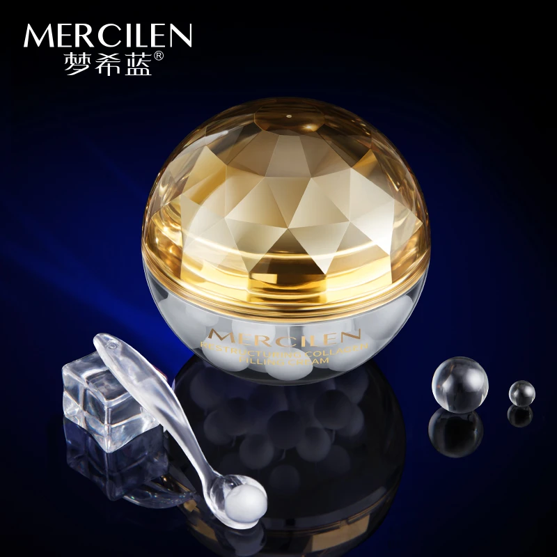 梦希蓝重组胶原蛋白填充霜抗皱紧致保湿重组霜时光霜抗初老脸部