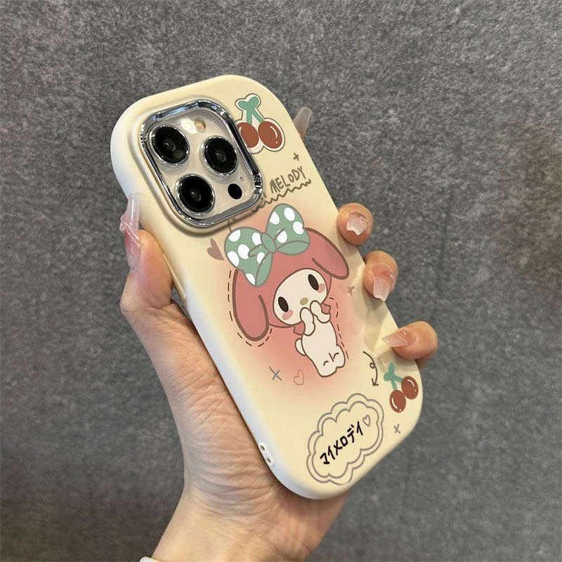 害羞TK猫金属框苹果华为荣耀vivo小米oppo手机壳卡通iPhone15