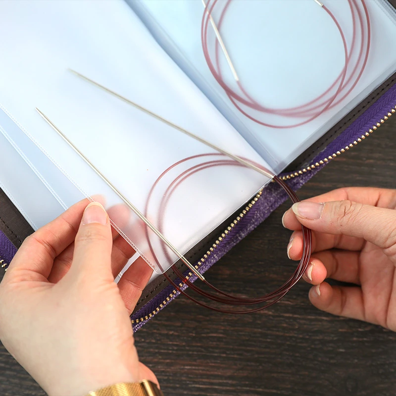 毛儿手作 潮钩环针120cm套装11副针钩针包毛线手工编织制作材料包