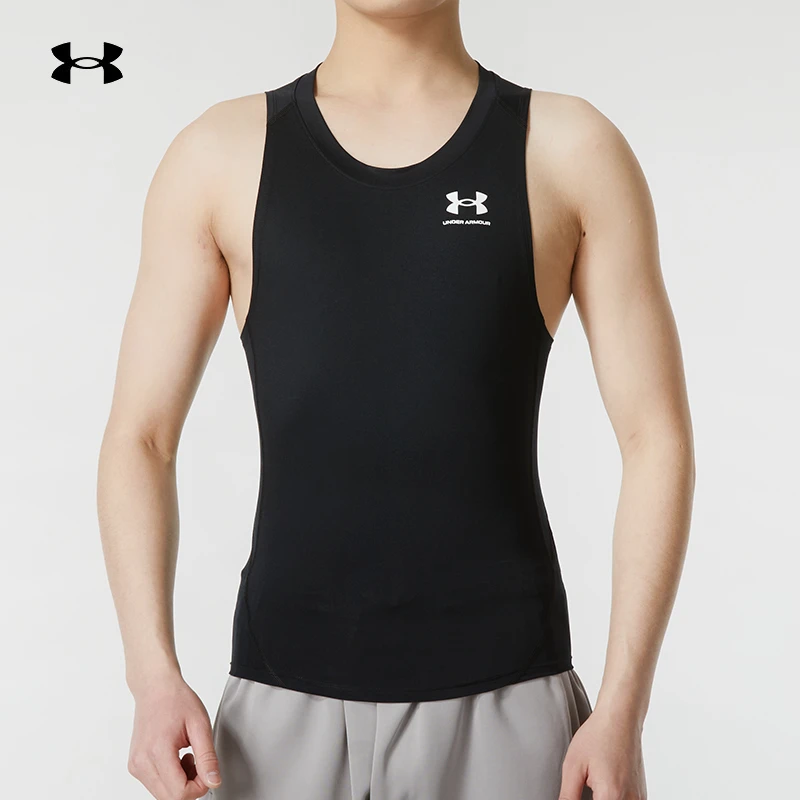 安德玛篮球背心男装2025新款新款健身运动上衣休闲训练服 1368352