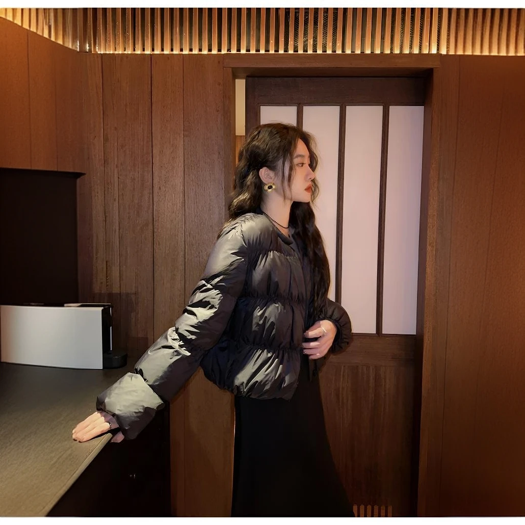 设计感柔软棉服女短款2025年冬季新款时尚韩版棉衣百搭洋气外套