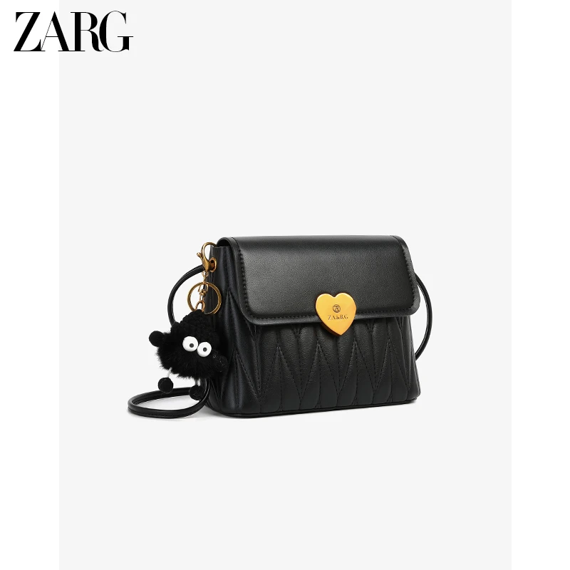 ZARG小众秋冬质感绣线菱格爱心小包包【Z】-60244