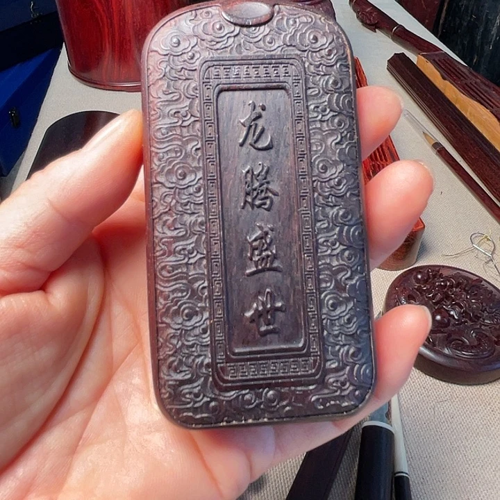 紫檀木类端景台檀香紫檀