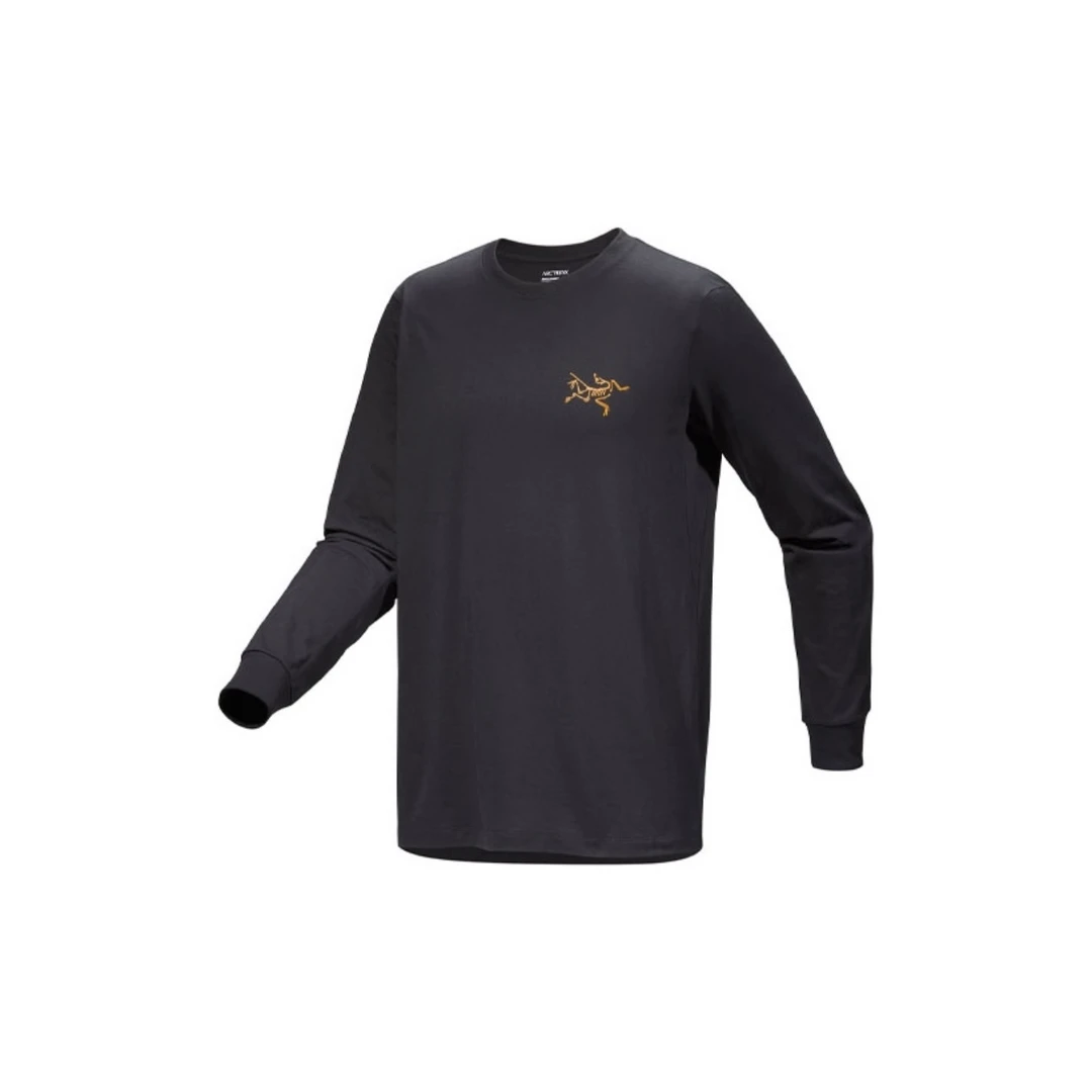 Multi Bird Logo Ls字母图案美式复古印花长袖tee