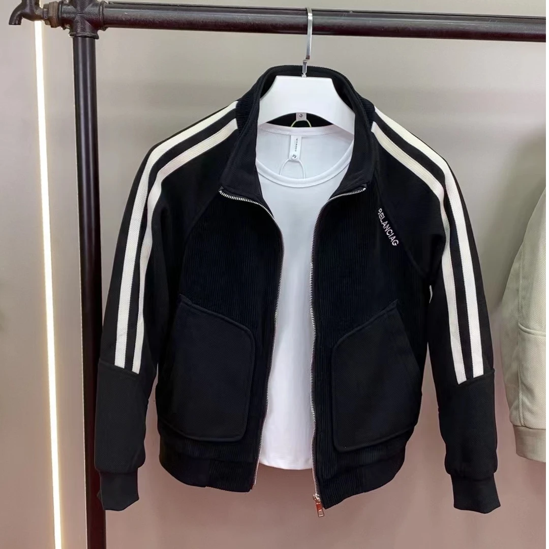 韩版休闲夹克外套上衣男士修身春秋时尚百搭潮流立领长袖简约春季